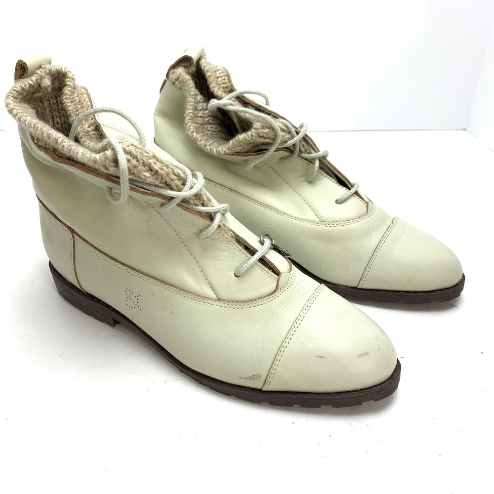 SAM & LIBBY EDELMAN Ankle Booties Leather sz 9 B